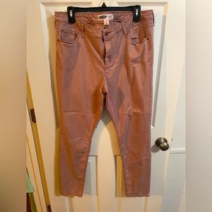 Mauve khaki pants
